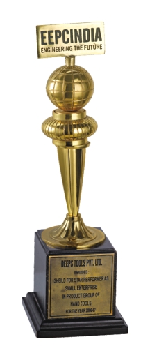 Deeps Tools award trophy 