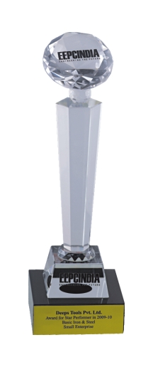 Deeps Tools award trophy 