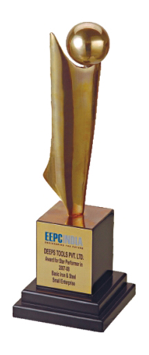 Deeps Tools award trophy 