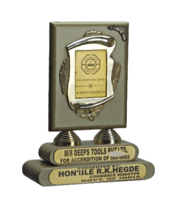 Deeps Tools award trophy 