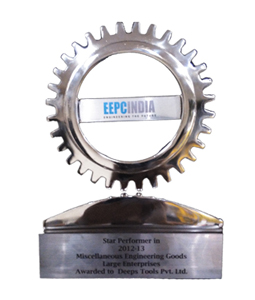Deeps Tools award trophy 