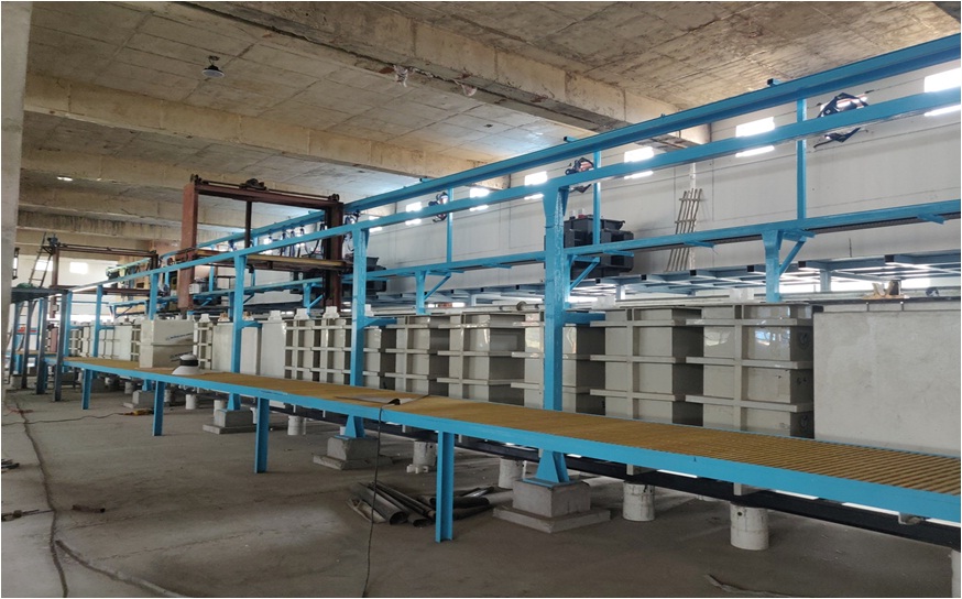 Industrial hand tool production line