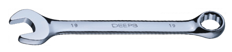Combination Spanner Fully Polished Elliptical Pattern