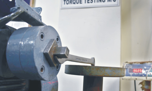 Torque testing of hand tools