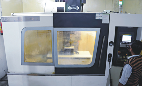 CNC machining centre at Deeps Tools