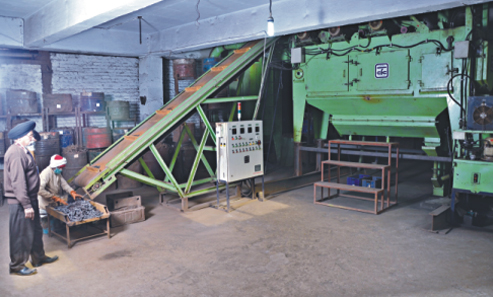 Industrial forging production line at Deeps Tools
