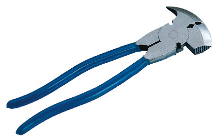 FENCING PLIER WITH HAMMER HEAD