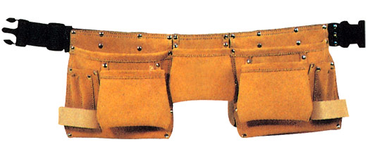 SPLIT LEATHER CARPENTER APRON 11 POCKETS