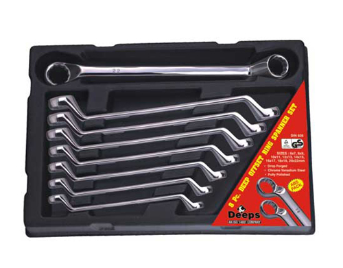 Hand tool set in storage case