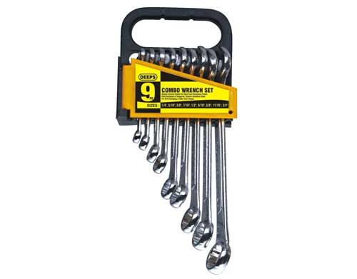 Combination wrench set packaging